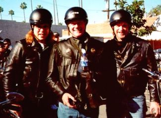 Michael and Ron with Larry Hagman