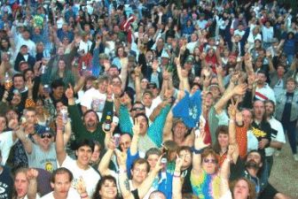 crowd close up