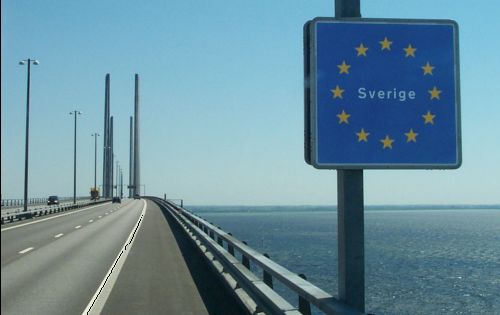Crossing into Sweden