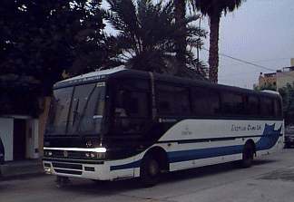 Peruvian tour bus