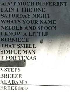 Skynyrd setlist