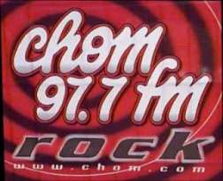 CHOM FM booth